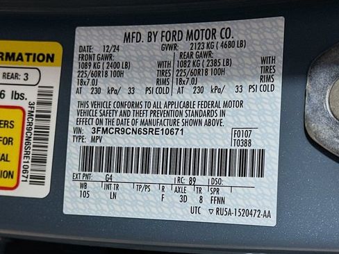 Used 2025 Ford Bronco Sport Outer Banks w/ Outer Banks Tech Package+ AWD/4WD image 27