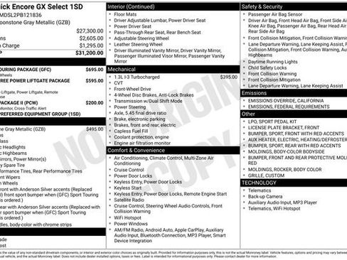 Used 2023 Buick Encore GX Select w/ Sport Touring Package image 5