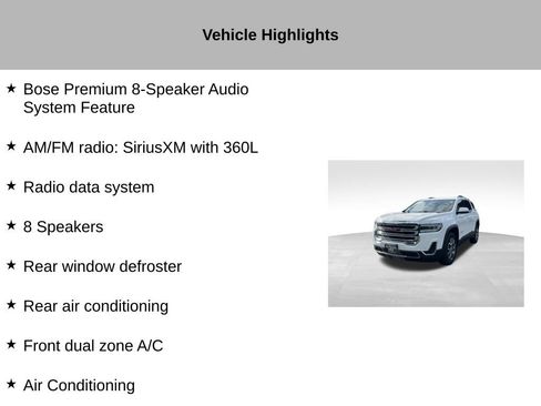 Used 2023 GMC Acadia SLT w/ Preferred Package AWD/4WD image 36