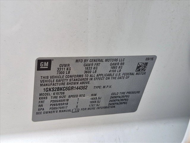 Used 2016 GMC Yukon SLT AWD/4WD image 14