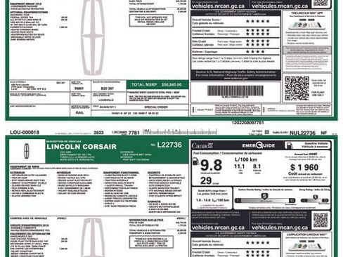 Used 2022 Lincoln Corsair AWD w/ Elements Package image 48