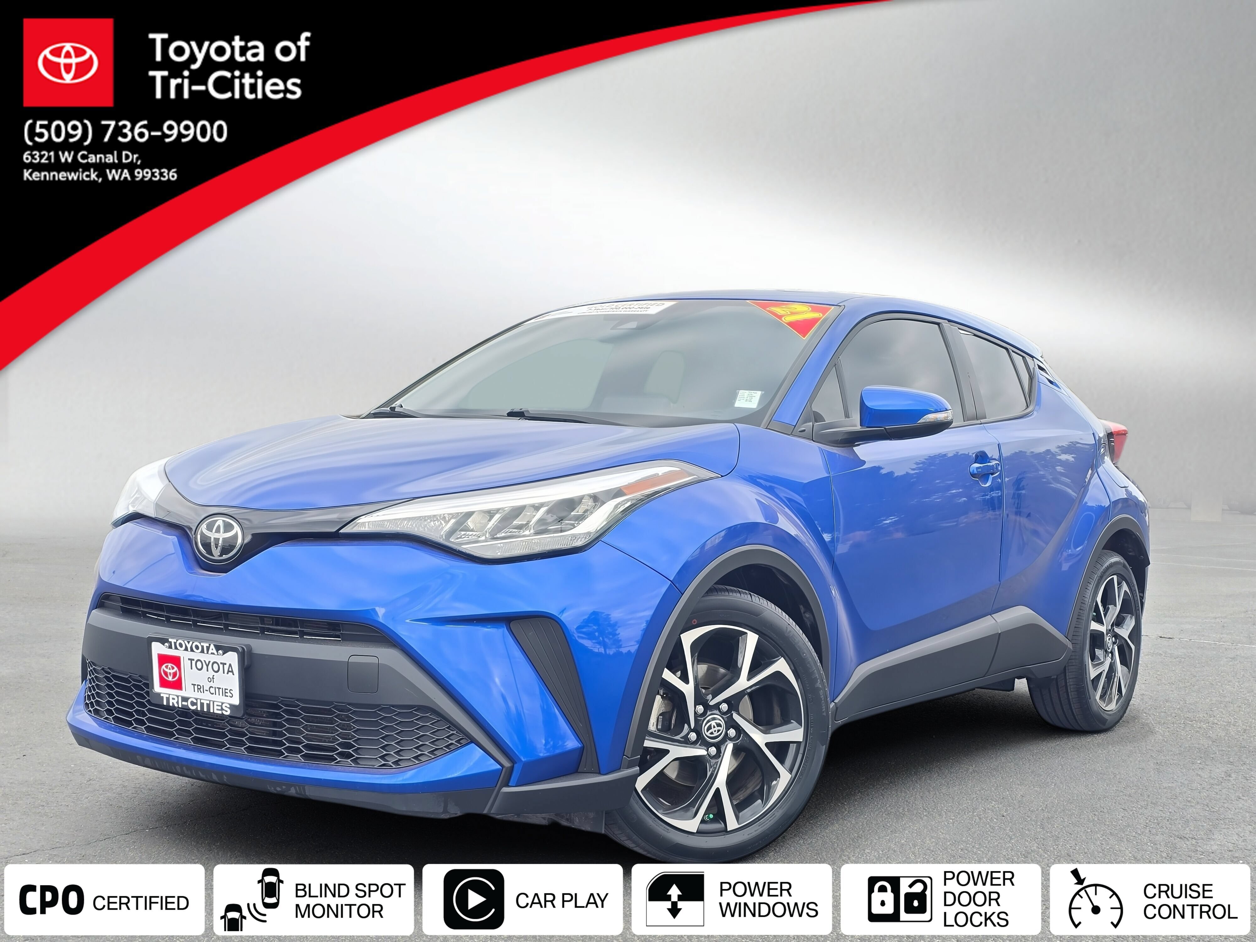 Certified 2021 Toyota C-HR XLE FWD image 1