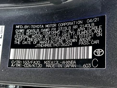 Used 2021 Toyota Corolla SE image 35