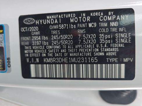 Used 2021 Hyundai Palisade SEL w/ Convenience Package AWD/4WD image 37
