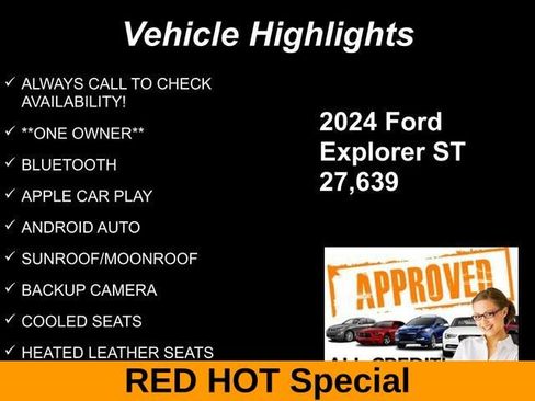 Used 2024 Ford Explorer ST w/ Equipment Group 401A AWD/4WD image 10