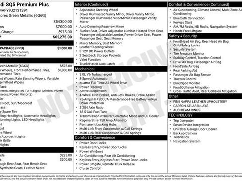 Used 2018 Audi SQ5 Premium Plus w/ S Sport Package image 2