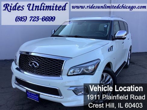 Used 2017 INFINITI QX80 4WD w/ Deluxe Technology Package image 2