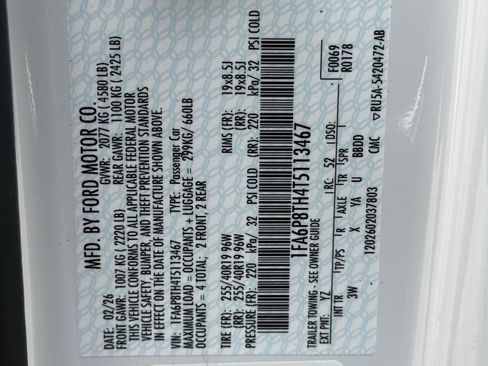 New 2026 Ford Mustang Premium w/ Mustang Nite Pony Package image 22