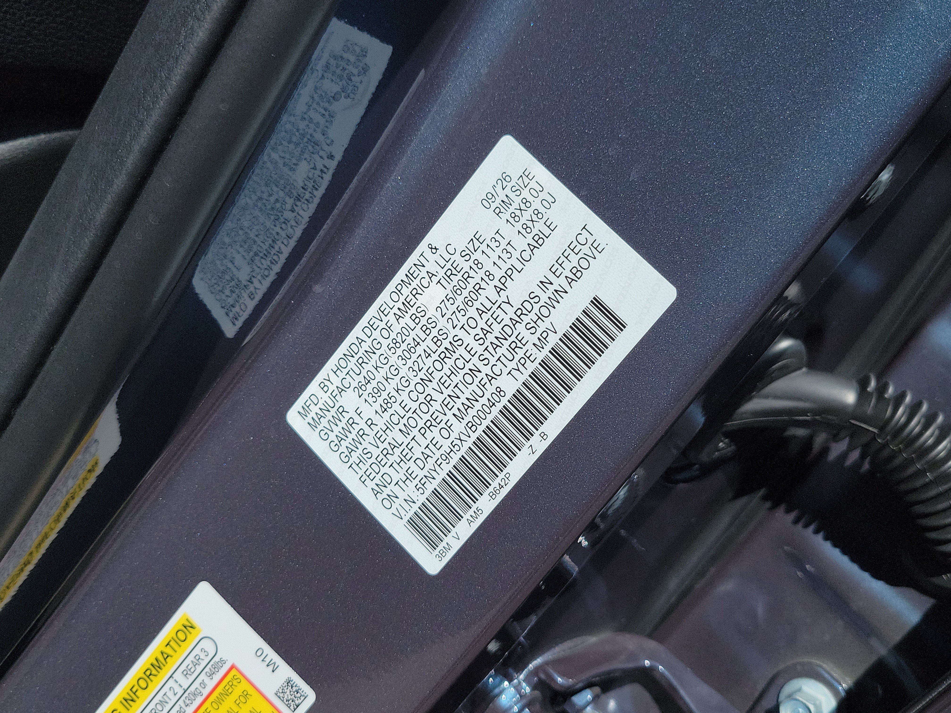 New 2027 Honda Passport TrailSport image 27