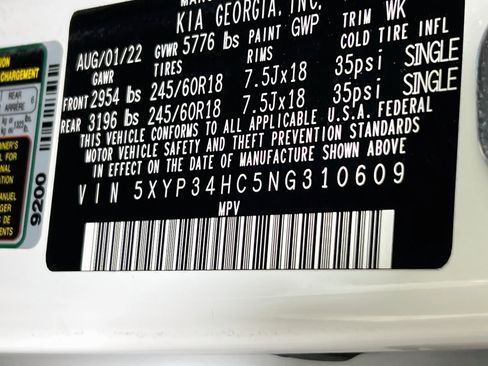 Used 2022 Kia Telluride EX FWD image 33
