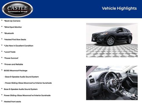 Used 2016 MAZDA CX-5 Touring w/ Bose/Moonroof Package image 4