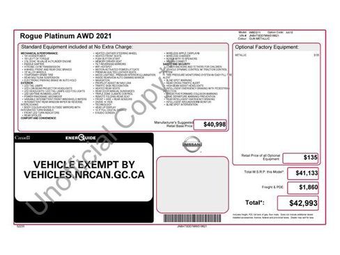 Used 2021 Nissan Rogue Platinum image 6