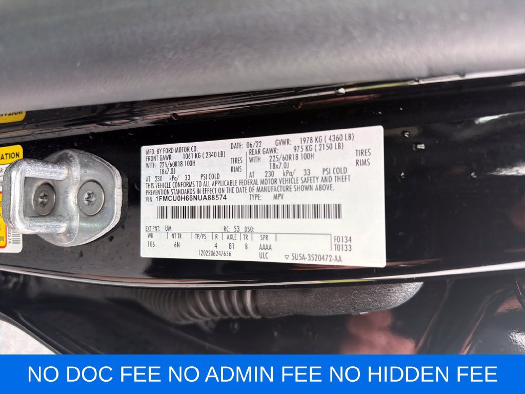 Used 2022 Ford Escape SEL FWD image 32