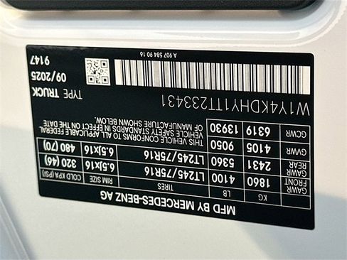 New 2026 Mercedes-Benz Sprinter 2500 image 28