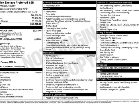 New 2026 Buick Enclave Preferred w/ Power Package image 37