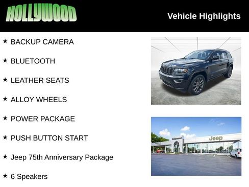 Used 2016 Jeep Grand Cherokee Limited 75th Anniversary image 3