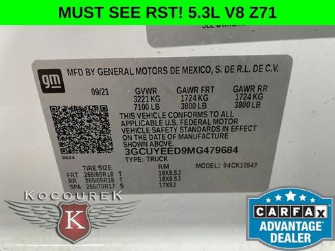 Used 2021 Chevrolet Silverado 1500 RST AWD/4WD image 26
