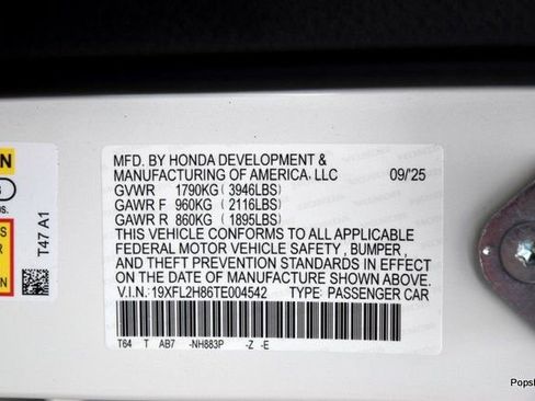 New 2026 Honda Civic Sport image 17