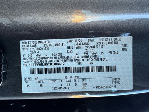 New 2026 Ford F150 Lariat w/ Equipment Group 501A Mid image 34