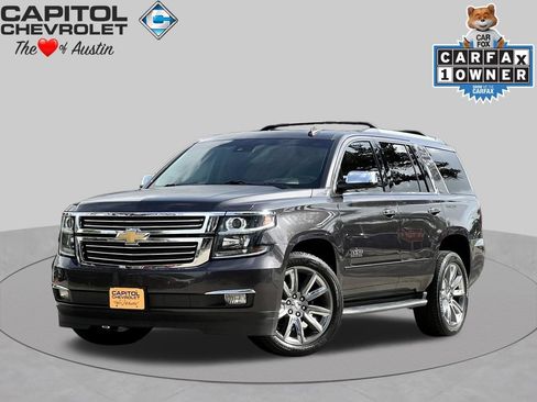 Used 2015 Chevrolet Tahoe LTZ w/ Texas Edition RWD image 1