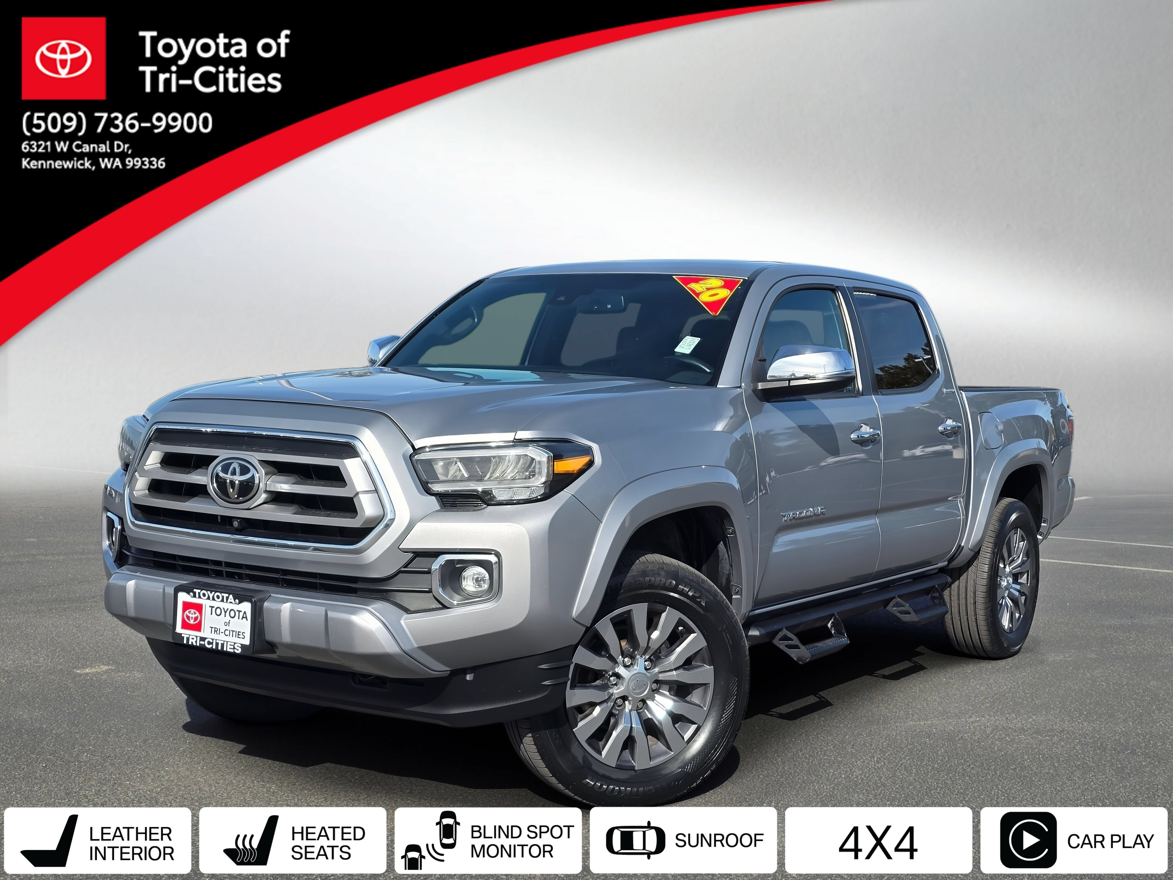 Used 2020 Toyota Tacoma Limited AWD/4WD image 1