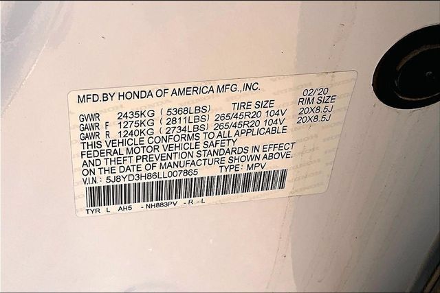 Used 2020 Acura MDX w/ Advance Package FWD image 36