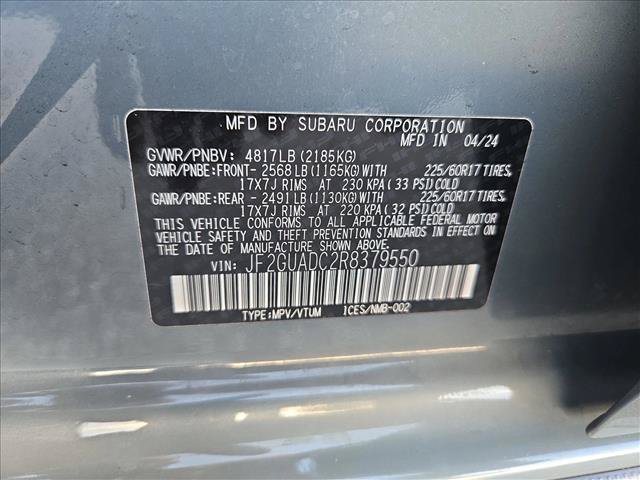 Used 2024 Subaru Crosstrek 2.0i Premium AWD/4WD image 15