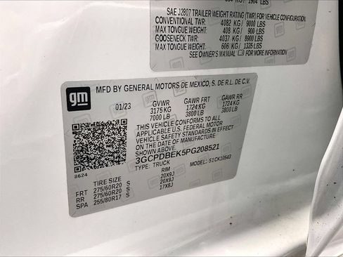 Used 2023 Chevrolet Silverado 1500 Custom AWD/4WD image 36