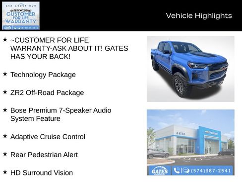 Used 2025 Chevrolet Colorado ZR2 w/ Technology Package AWD/4WD image 6