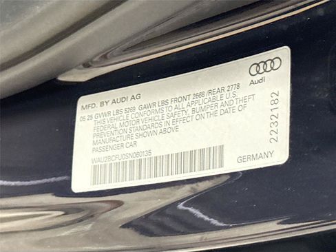 Certified 2025 Audi A5 2.0T Premium Plus w/ Premium Plus AWD/4WD image 33
