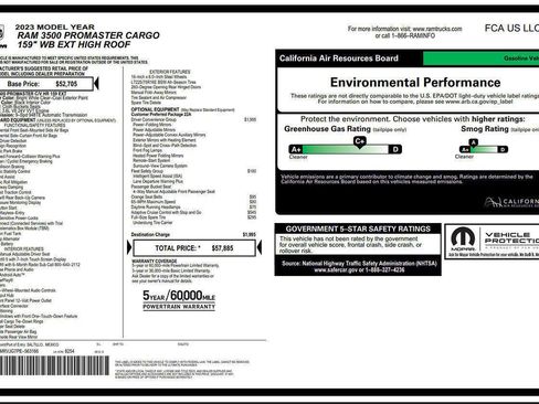 Used 2023 RAM ProMaster 3500 w/ Driver Convenience Group image 7