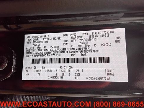 Used 2023 Ford F150 XLT w/ Equipment Group 302A High AWD/4WD image 20