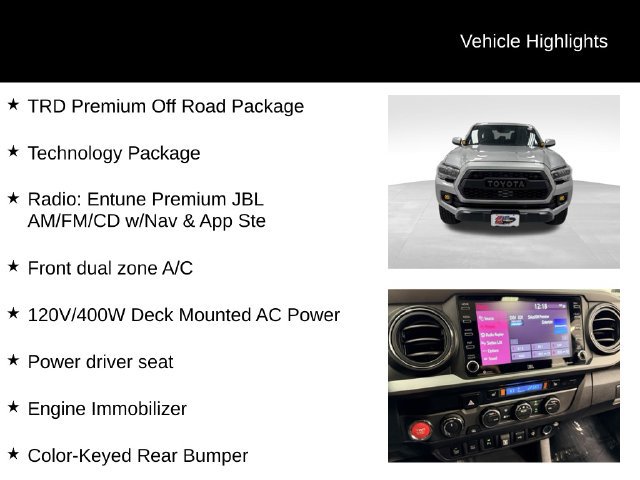 Used 2021 Toyota Tacoma TRD Off-Road w/ TRD Premium Off Road Package AWD/4WD image 16