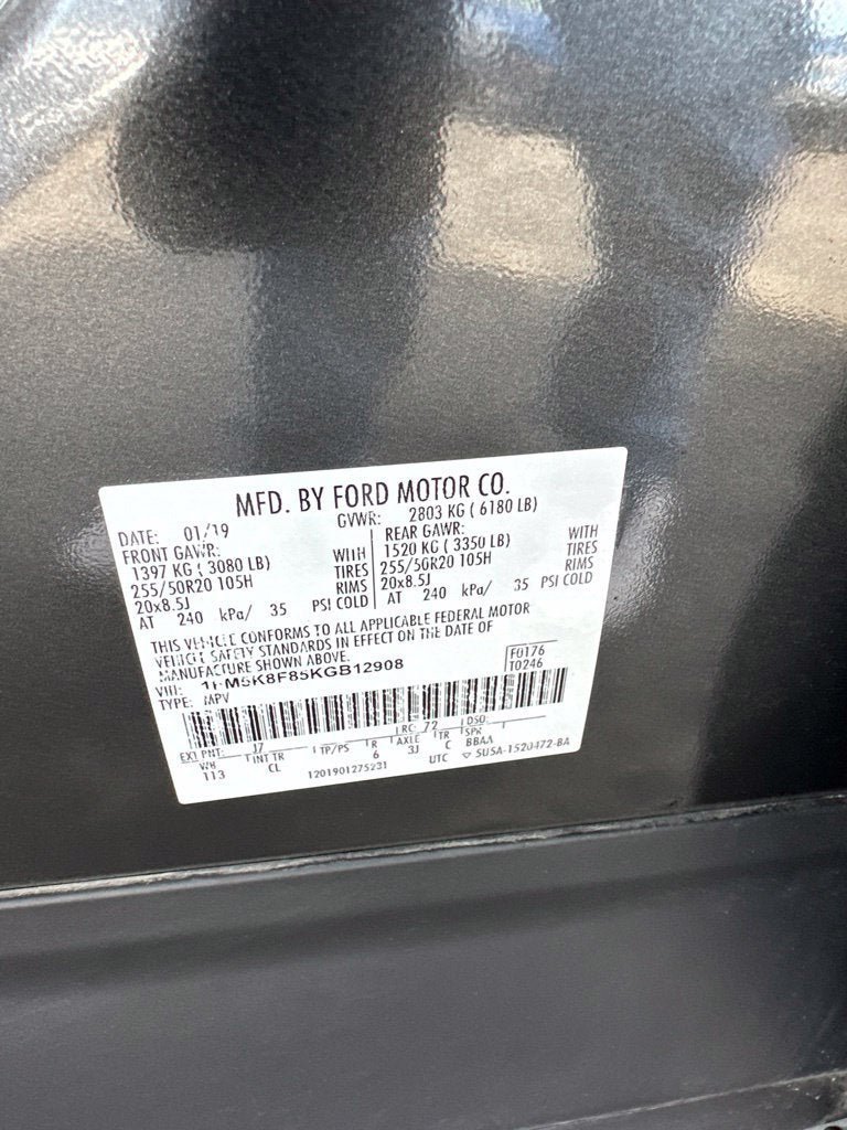 Used 2019 Ford Explorer Limited w/ Class III Trailer Tow Package AWD/4WD image 16