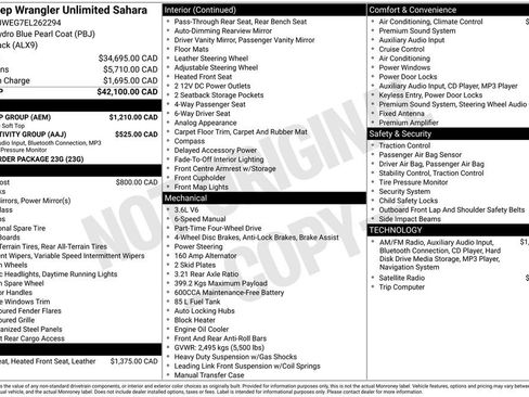 Used 2014 Jeep Wrangler Unlimited Sahara w/ Dual Top Group image 6