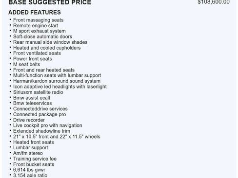 Used 2021 BMW X6 M w/ Competition Package image 36