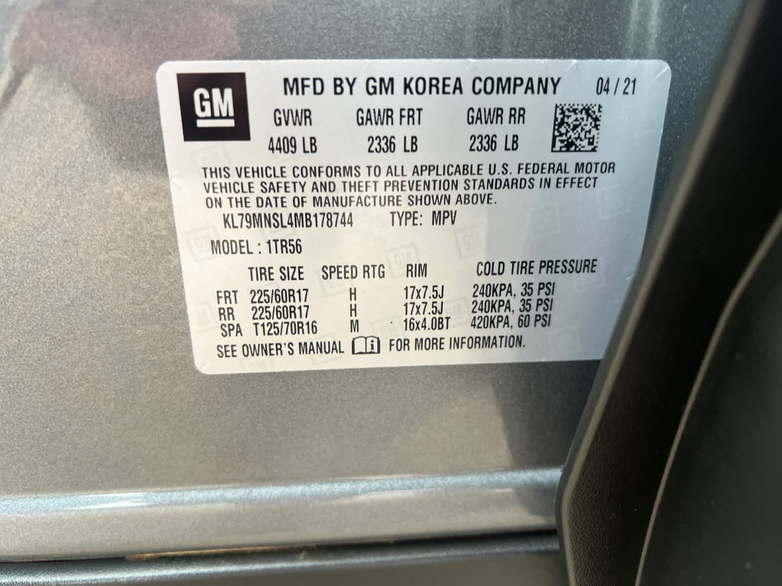 Used 2021 Chevrolet TrailBlazer LS AWD/4WD image 17