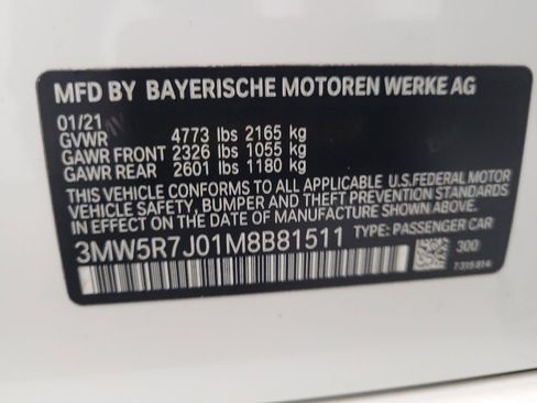 Used 2021 BMW 330i xDrive Sedan w/ Convenience Package AWD/4WD image 33