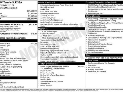 Used 2023 GMC Terrain SLE w/ Driver Convenience Package AWD/4WD image 3