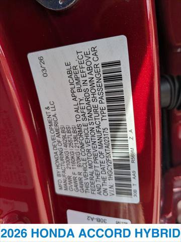 New 2026 Honda Accord Sport image 28