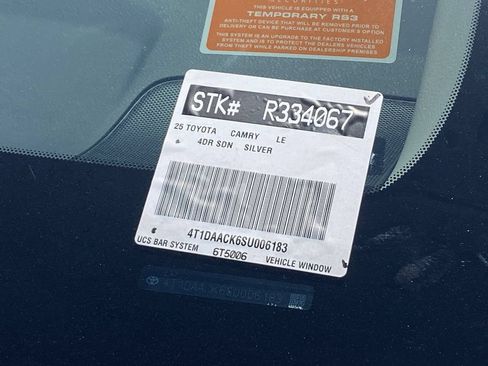 Certified 2025 Toyota Camry LE FWD image 37