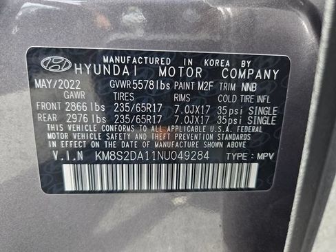 Used 2022 Hyundai Santa Fe Blue AWD/4WD image 19