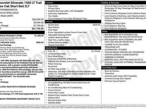 Used 2022 Chevrolet Silverado 1500 LT Trail Boss w/ Convenience Package II AWD/4WD image 6