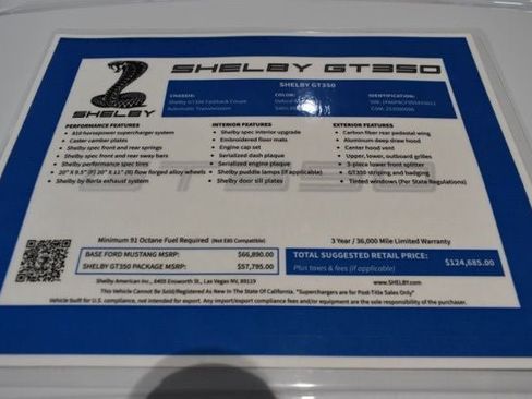 New 2025 Ford Mustang GT Premium w/ GT Performance Package image 31