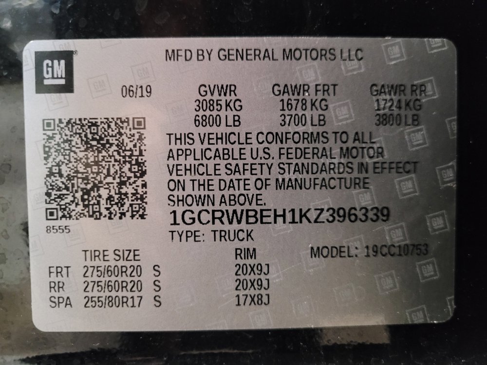 Used 2019 Chevrolet Silverado 1500 Custom w/ Custom Value Package RWD image 33
