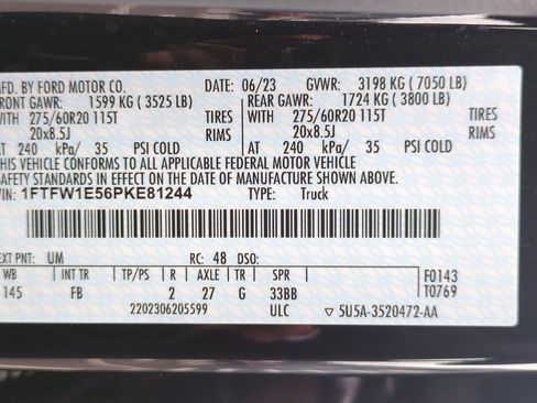 Certified 2023 Ford F150 XLT w/ Equipment Group 302A High AWD/4WD image 28