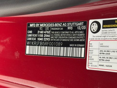 Used 2024 Mercedes-Benz AMG GT 63 image 48