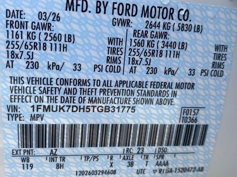 New 2026 Ford Explorer Active image 31