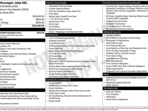 Used 2019 Volkswagen Jetta SEL w/ Cold Weather Package image 4