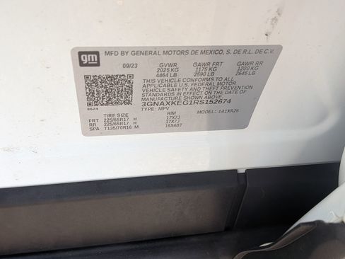 Certified 2024 Chevrolet Equinox LT w/ LPO, Floor Liner Package FWD image 35